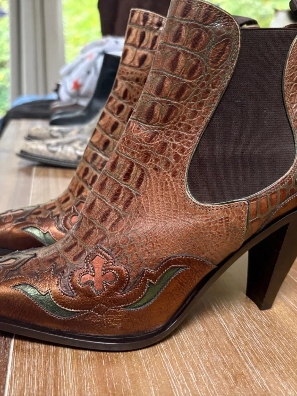 Vintage Donald J. Pliner Couture Western Boots – Women’s Size 8M